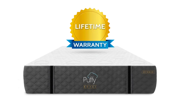 Try Any Mattress of Your Choice RISK-FREE @ Home W/ Free Delivery lifetime_warranty-royal-hybrid_600x Puffy Royal Hybrid Mattress Review (Save $1,350)  