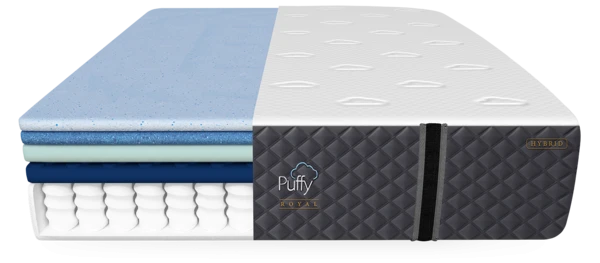 Try Any Mattress of Your Choice RISK-FREE @ Home W/ Free Delivery puffy-royal-hybrid-mattress-7-layers_600x Puffy Royal Hybrid Mattress Review (Save $1,350)  